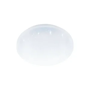 Plafón LED de Techo y Pared POGLIOLA-E Blanco con Efecto Cristal 1900 lm 4000K Ø310 mm IP20 Interior – Eglo - Imagen 1