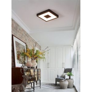 Plafón LED Exterior Cuadrado IPHIAS 2 17W 2000 lm 3000K IP44 – Eglo - Imagen 2