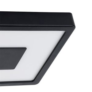 Plafón LED Exterior Cuadrado IPHIAS 2 17W 2000 lm 3000K IP44 – Eglo - Imagen 5