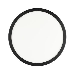 Plafón LED Exterior Redondo ARGOLIS 2 Negro Ø285 mm 20,5W 2400 lm 3000K IP44 – Eglo - Imagen 4