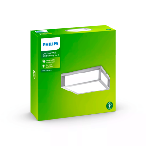 Plafón Skies Gris Sin Bombilla IP44 – Philips - Imagen 3