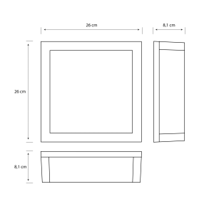 Plafón Skies Gris Sin Bombilla IP44 – Philips - Imagen 4