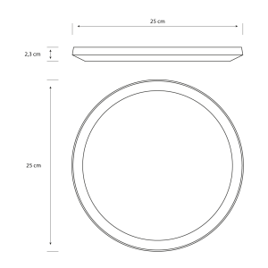 Plafón SuperSlim LED 15W 2700K Scene Switch Blanco IP54 – Philips - Imagen 3