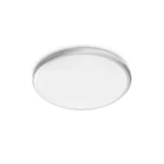 Plafón Twirly LED 17W 2700K Philips gris encendido con luz cálida