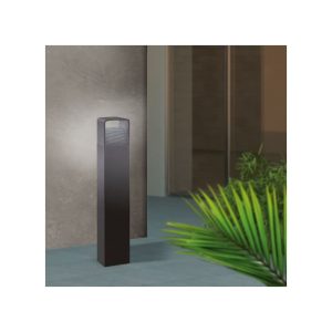 Poste Exterior LED DONINNI 1 6,2W 550 lm 3000K 80 cm IP65 Negro – Eglo - Imagen 2