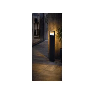 Poste Exterior LED DONINNI 1 6,2W 550 lm 3000K 80 cm IP65 Negro – Eglo - Imagen 3