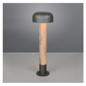 Poste FRASER 54cm Madera E27 10W IP44 - TRIO Lighting - Imagen 3