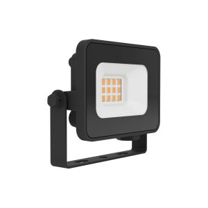 Proyector LED Exterior RISACCA-E Negro 10W 850 lm 4000K IP65 Aluminio y Cristal – Eglo - Imagen 1