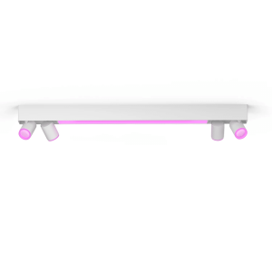 Regleta Centris 4 Focos Philips Hue Blanco White & Colors - Imagen 1