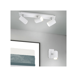 Regleta MARLEY 3 Focos Blanco Orientable - TRIO Lighting - Imagen 2