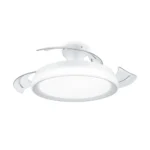 Ventilador de techo Philips Bliss plegable DC LED blanco vista inferior