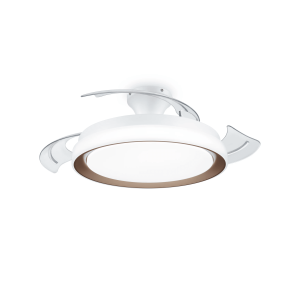 Ventilador Bliss Plegable DC LED 35W+28W Dorado – Philips - Imagen 1