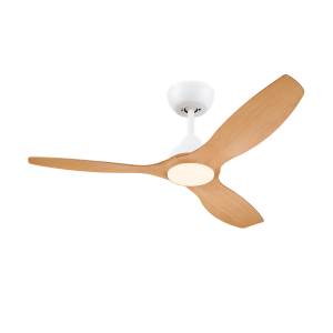 Ventilador Olas G LED 32W+24W Blanco y Madera – Philips - Imagen 1