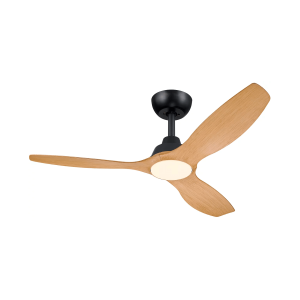 Ventilador Olas G LED 32W+24W Negro y Madera – Philips - Imagen 1