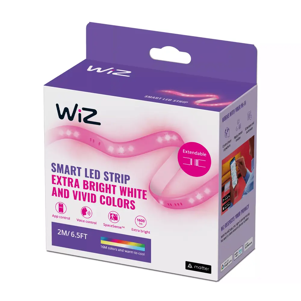 tira led inicio philips wiz ledstrip 2m rgb 2700k 6500k tiendasdeco 3