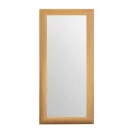 tiendas deco espejo de pared decorativo 30 x 80 cm con marco de madera tono claro campiluz 1