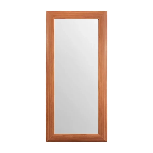tiendas deco espejo de pared decorativo 30 x 80 cm con marco de madera tono nogal campiluz 1