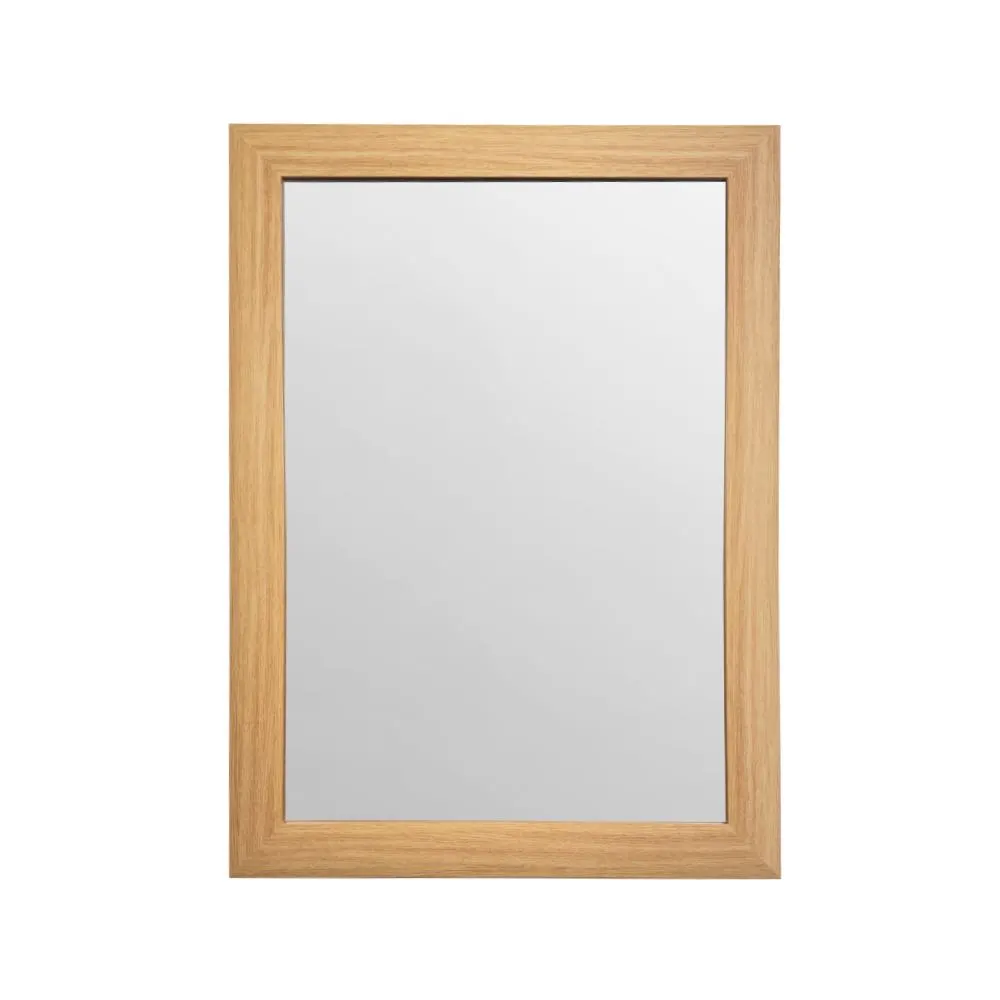 tiendas deco espejo de pared decorativo 40 x 60 cm con marco efecto madera natural campiluz 1