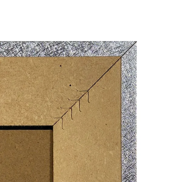 tiendas deco espejo de pared decorativo 40 x 60 cm con marco plateado de acabado texturizado campiluz 3