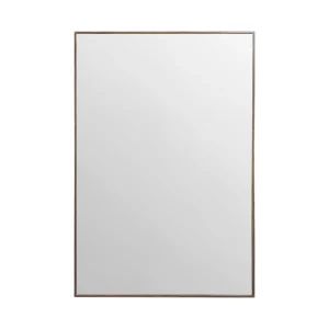 Espejo de Pared Decorativo 50 x 70 cm con Marco de Madera Oscura Lisa - Campiluz - Imagen 1