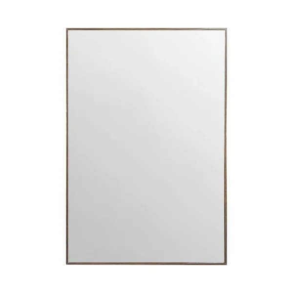 tiendas deco espejo de pared decorativo 50 x 70 cm con marco de madera oscura lisa campiluz 1