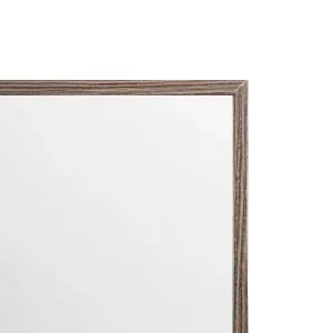 Espejo de Pared Decorativo 50 x 70 cm con Marco de Madera Oscura Lisa - Campiluz - Imagen 2