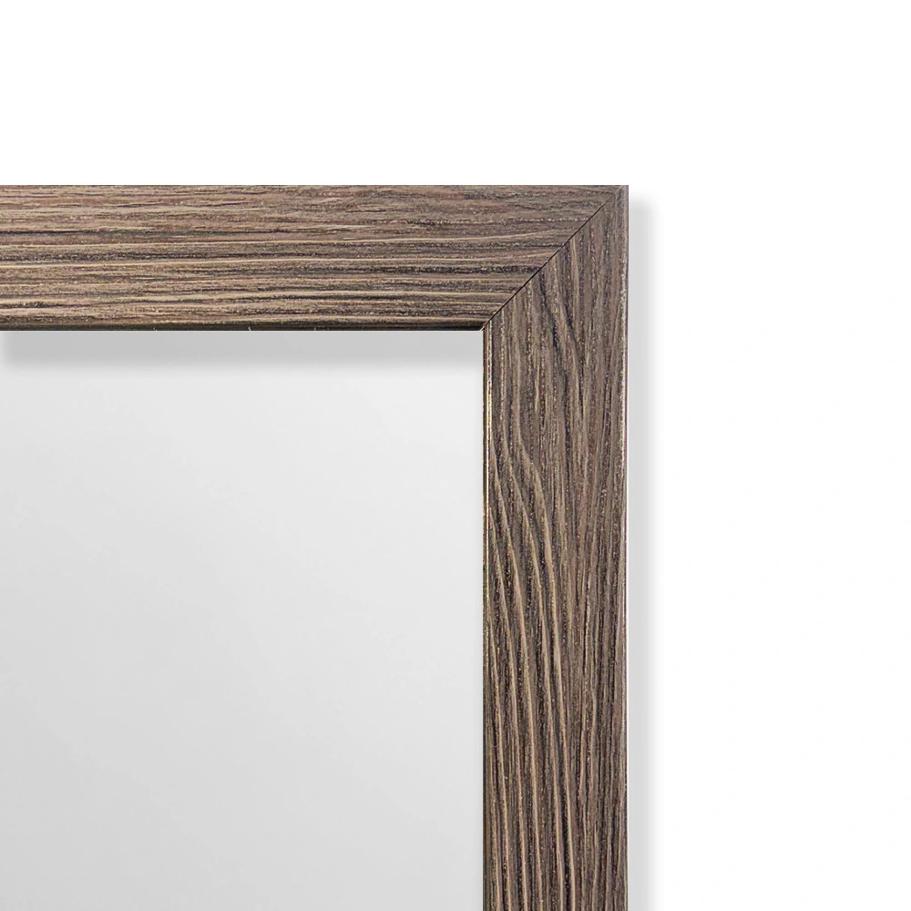 tiendas deco espejo de pared decorativo 50 x 70 cm con marco efecto madera wengue campiluz 2