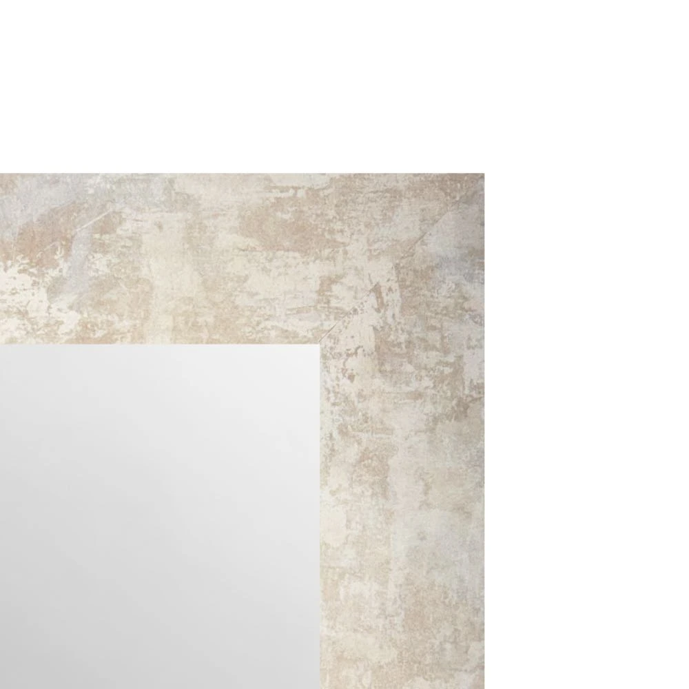 tiendas deco espejo de pared decorativo 50 x 70 cm con marco efecto piedra beige campiluz 2