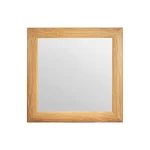 tiendas deco espejo decorativo cuadrado 40 x 40 cm con marco de madera natural campiluz 1