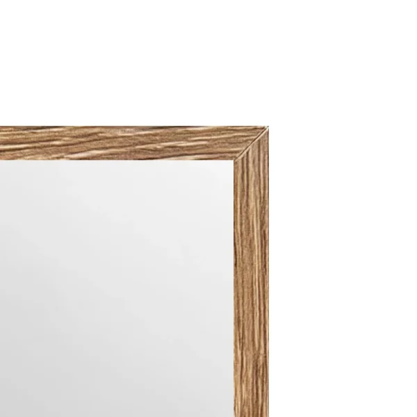 tiendas deco espejo decorativo de pared 30 x 80 cm con marco acabado efecto roble campiluz 2