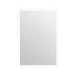 tiendas deco espejo decorativo rectangular 40 x 60 cm con marco blanco liso campiluz 1