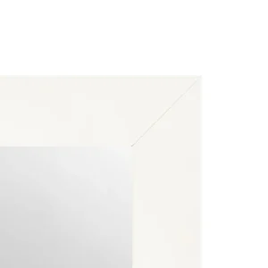 Espejo Decorativo Rectangular 40 x 60 cm con Marco Blanco Liso - Campiluz - Imagen 2