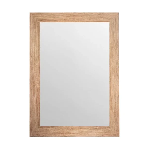 tiendas deco espejo decorativo rectangular 40 x 60 cm con marco de madera natural campiluz 1