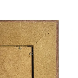 Espejo Decorativo Rectangular 40 x 60 cm con Marco de Madera Natural - Campiluz - Imagen 3