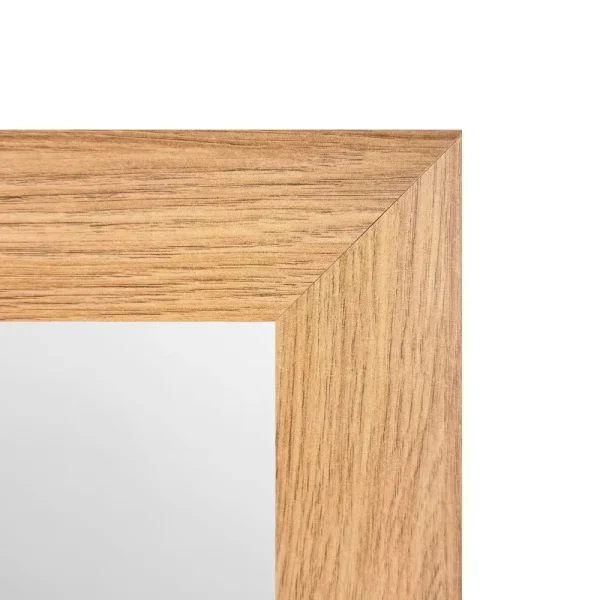 tiendas deco espejo decorativo rectangular 40 x 60 cm con marco de madera natural clara campiluz 2