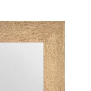 Espejo Decorativo Rectangular 40 x 60 cm con Marco Efecto Madera Pino Natural - Campiluz - Imagen 2