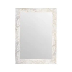 Espejo Decorativo Rectangular 40 x 60 cm con Marco Efecto Piedra Beige - Campiluz - Imagen 1