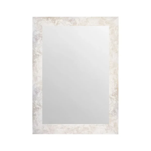tiendas deco espejo decorativo rectangular 40 x 60 cm con marco efecto piedra beige campiluz 1