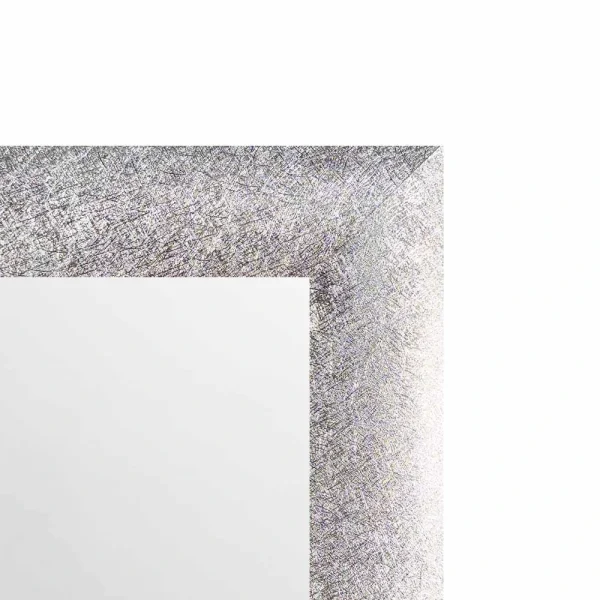 tiendas deco espejo decorativo rectangular 40 x 60 cm con marco efecto plata cepillada campiluz 2