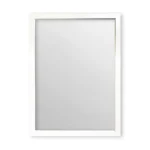 tiendas deco espejo decorativo rectangular 50 x 70 cm con marco blanco liso campiluz 1