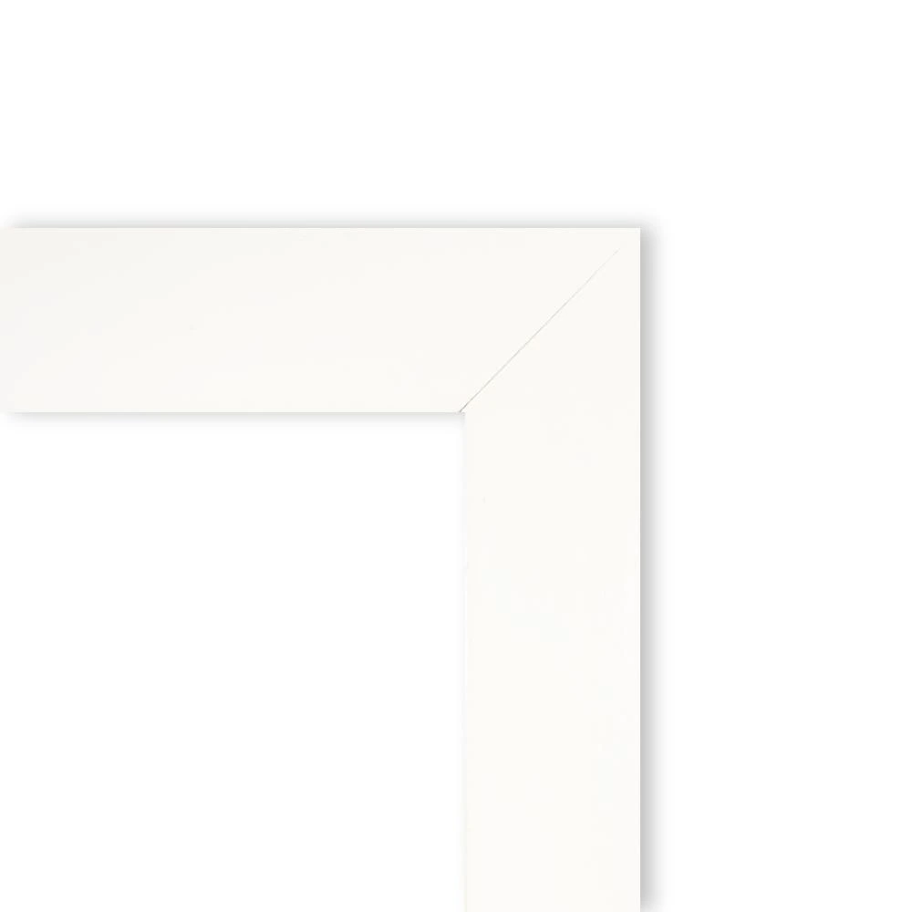 tiendas deco espejo decorativo rectangular 50 x 70 cm con marco blanco liso campiluz 2