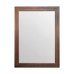 Espejo Decorativo Rectangular 50 x 70 cm con Marco de Madera Oscura Degradada - Campiluz - Imagen 1