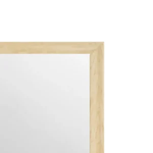 Espejo Decorativo Rectangular 50 x 70 cm con Marco de Madera Tono Claro - Campiluz - Imagen 2