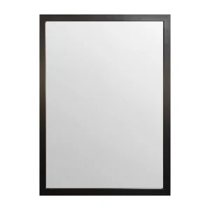 Espejo Decorativo Rectangular 50 x 70 cm con Marco Negro Satinado - Campiluz - Imagen 1