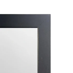 Espejo Decorativo Rectangular 50 x 70 cm con Marco Negro Satinado - Campiluz - Imagen 2